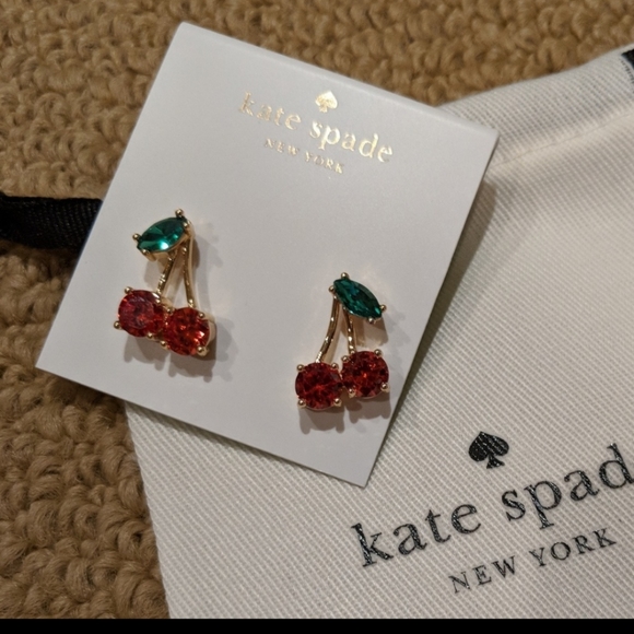 *NWT* Kate Spade Cherry 🍒 earrings - Picture 5 of 5